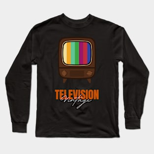 Retro television Long Sleeve T-Shirt